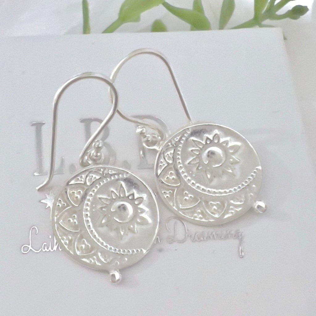 Laihas La Luna Sun and Moon Boho Earrings