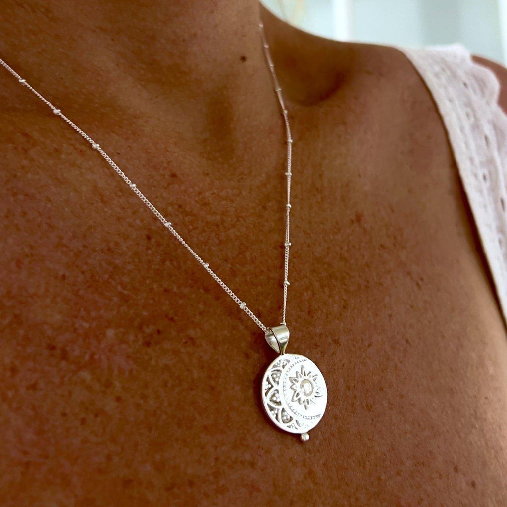 Laihas La Luna Sun and Moon Boho Necklace