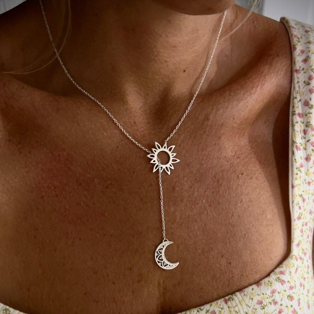 Laihas La Luna Sun & Moon Sterling Silver Necklace