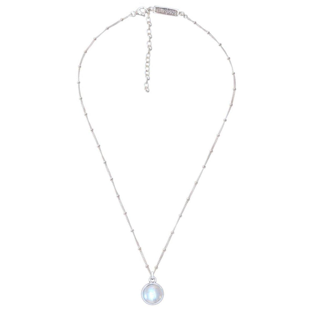 Laihas Mini Chic Round Moonstone Necklace