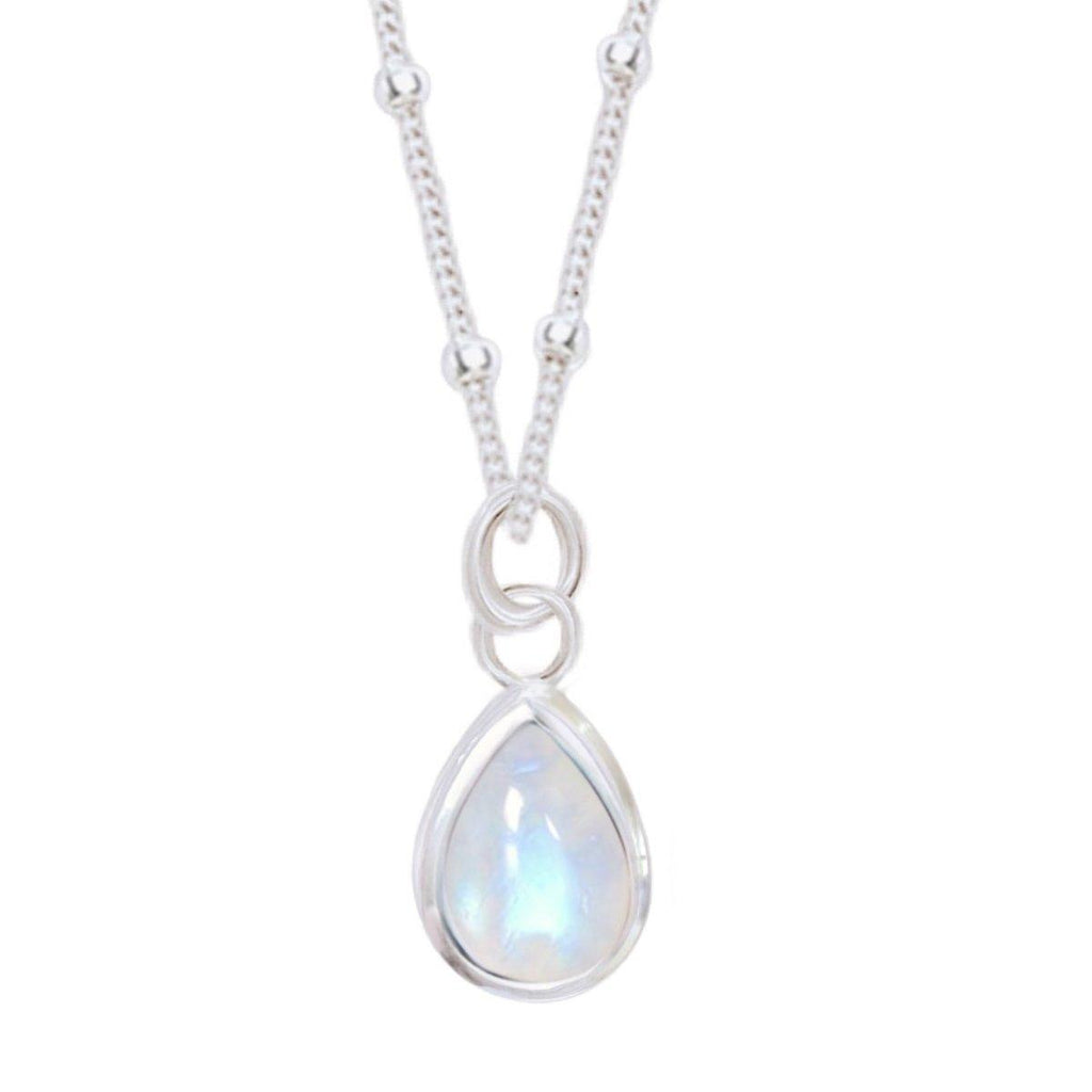 Laihas Mini Raindrop Classic Chic Moonstone Necklace