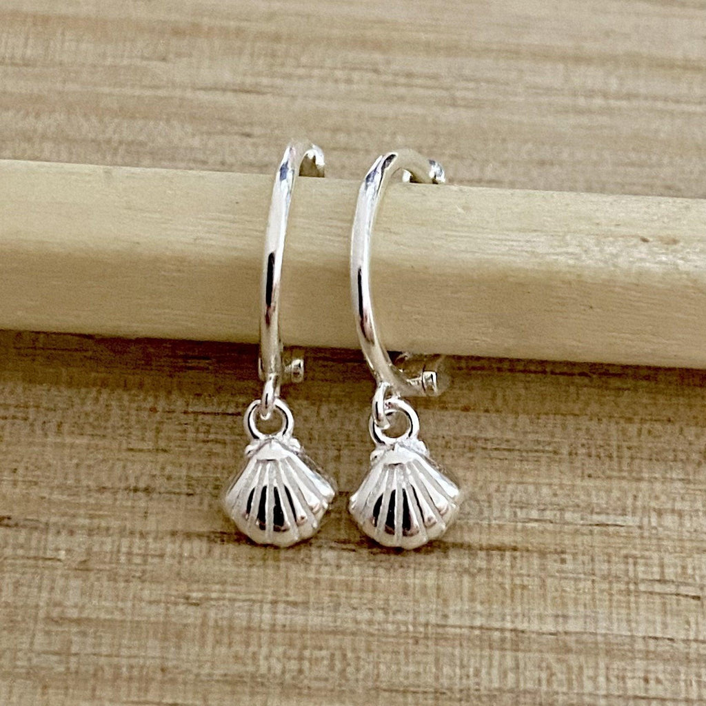 Laihas Mini Sea Shell Hoop Earrings -LBD Australia