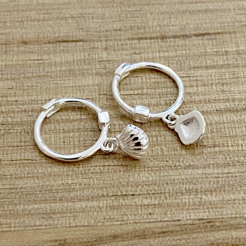 Laihas Mini Sea Shell Hoop Earrings -LBD Australia