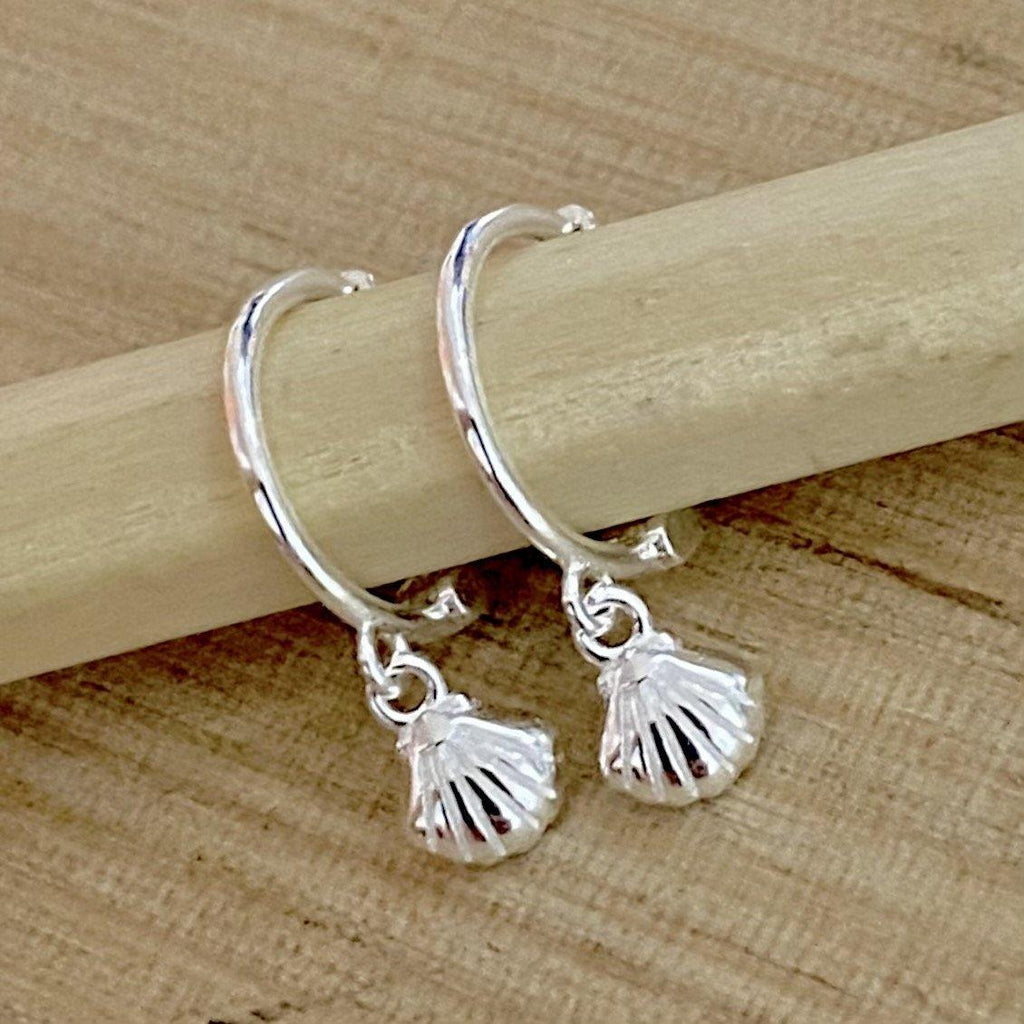Laihas Mini Sea Shell Hoop Earrings -LBD Australia