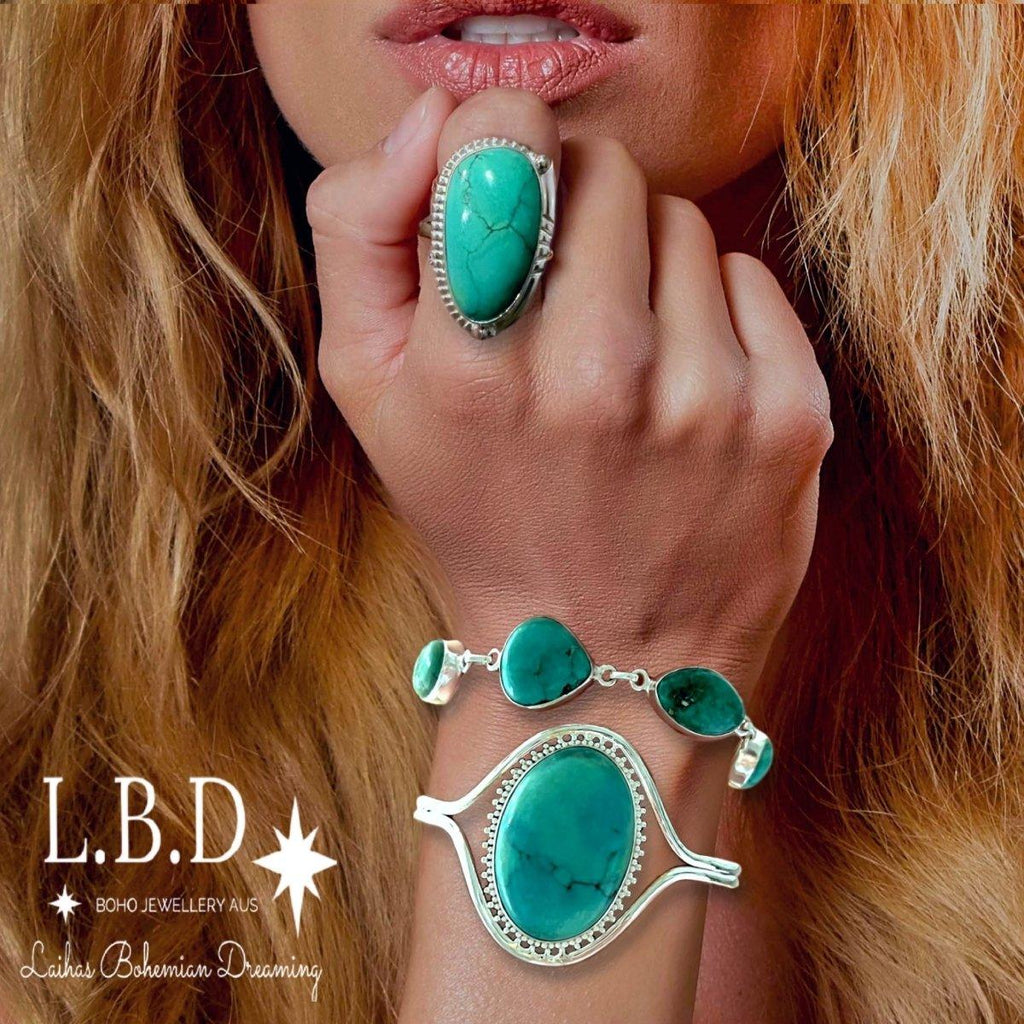 Laihas Moon Dream Freeform Turquoise Bracelet
