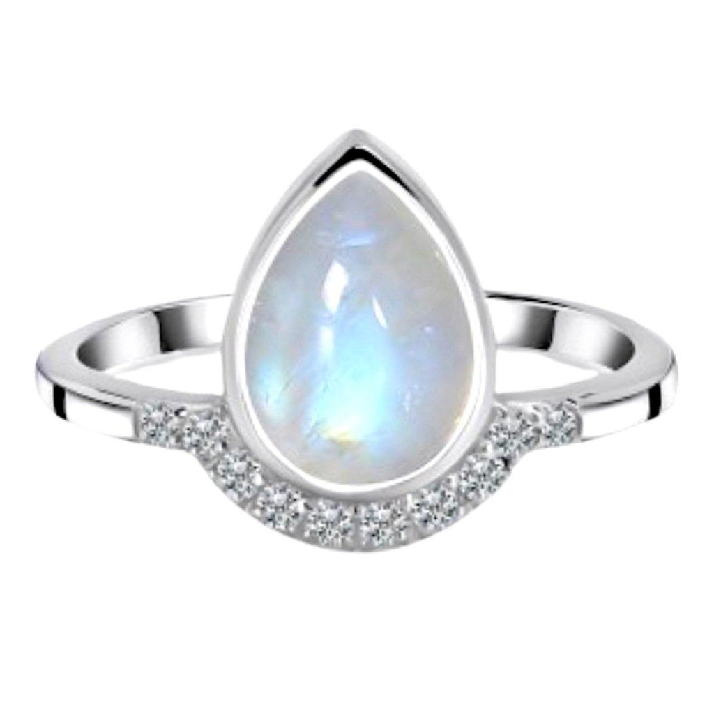 Laihas Over The Rainbow Topaz and Moonstone Ring