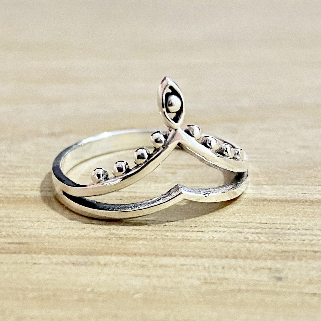 Laihas Oxidized Chevron Temple Boho Ring -LBD Australia