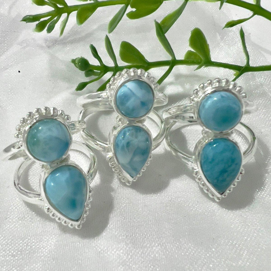 Laihas Peaceful Solitude Larimar Ring