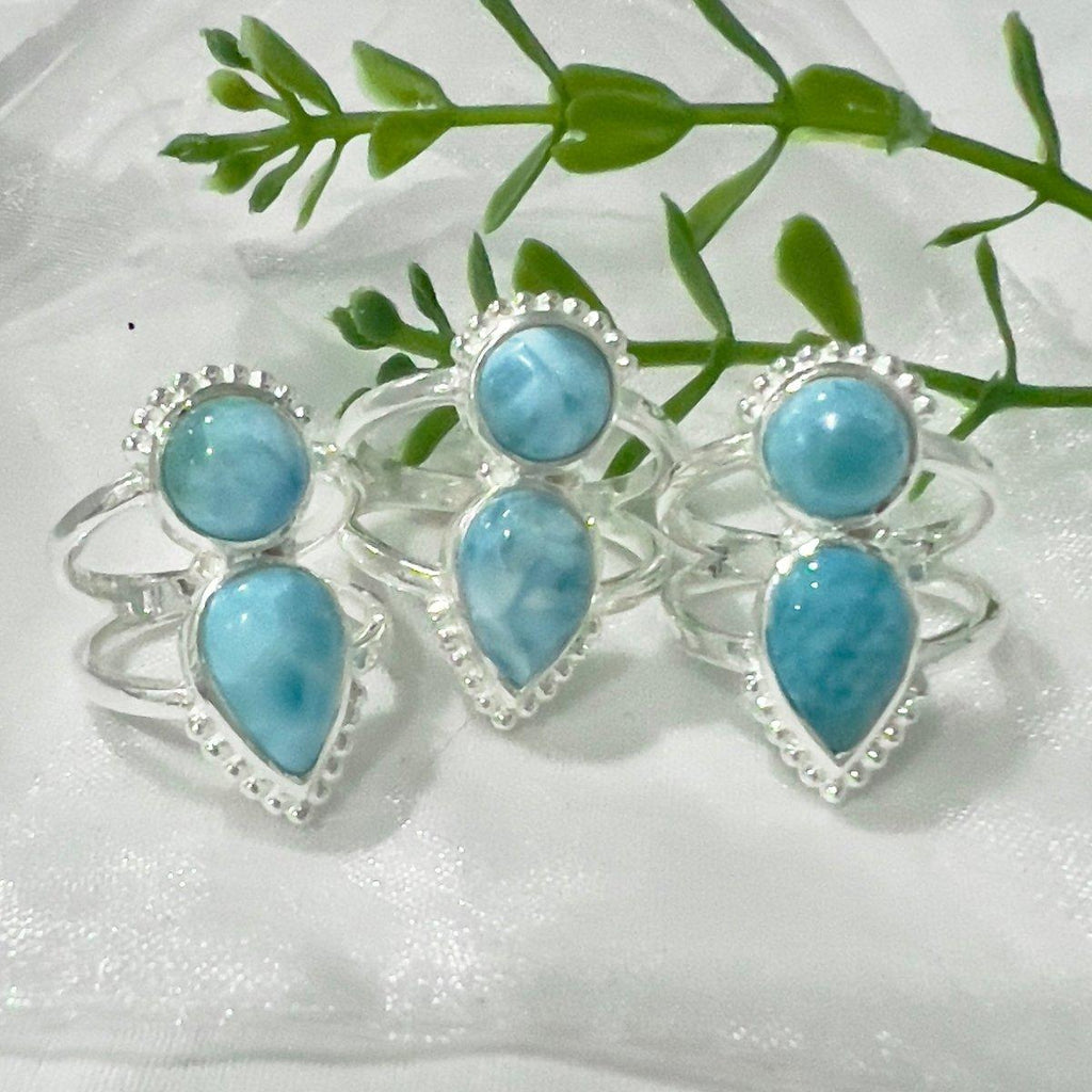 Laihas Peaceful Solitude Larimar Ring