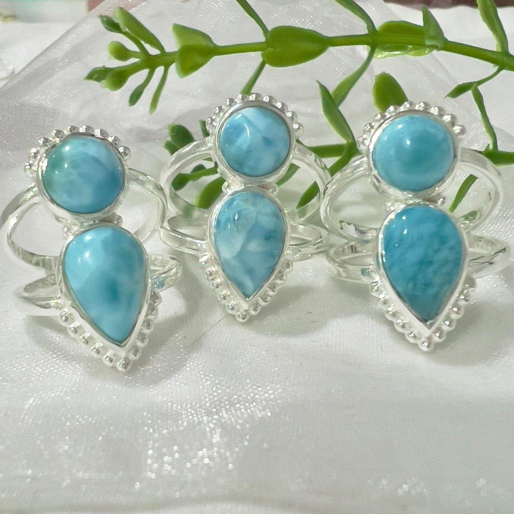 Laihas Peaceful Solitude Larimar Ring