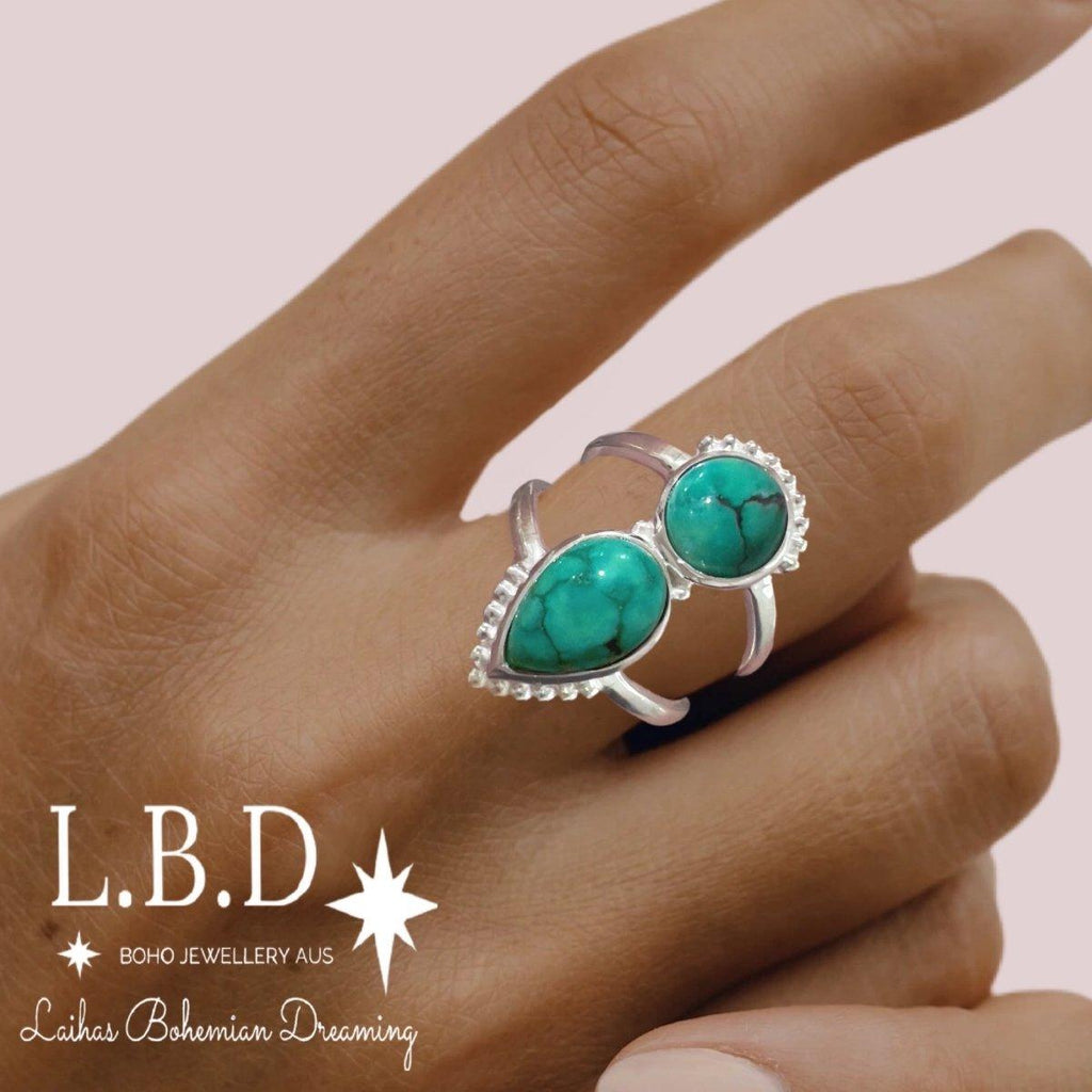 Laihas Peaceful Solitude Turquoise Ring
