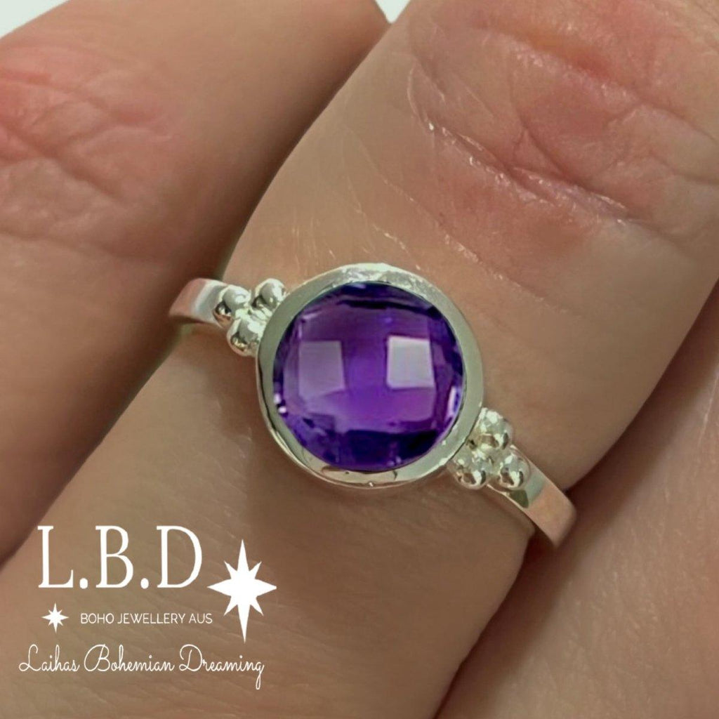 Laihas Posh Little Gypsy Amethyst Ring