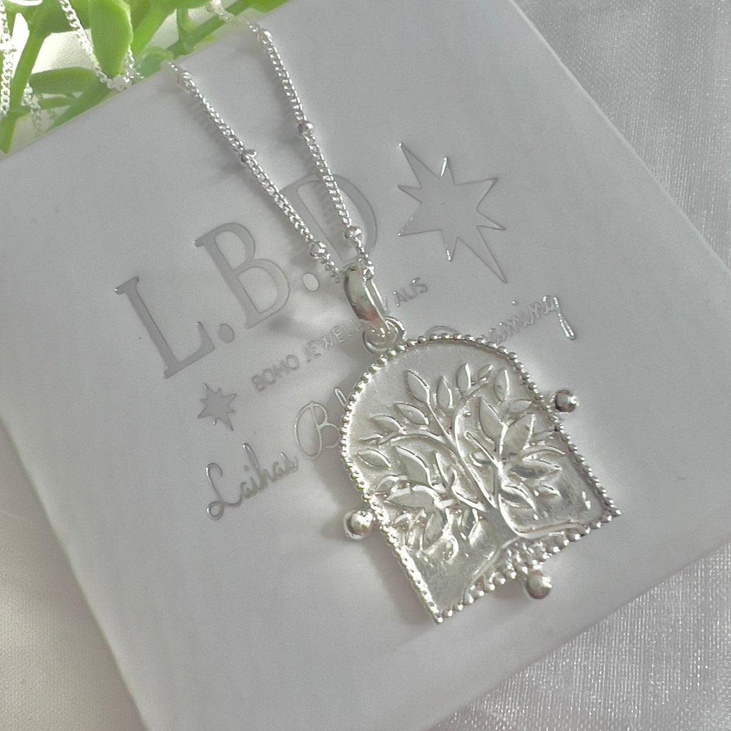 Laihas Premium Sterling Silver Tree Of Life Necklace
