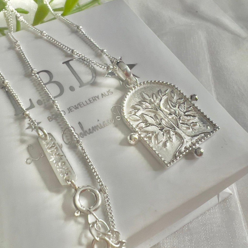 Laihas Premium Sterling Silver Tree Of Life Necklace