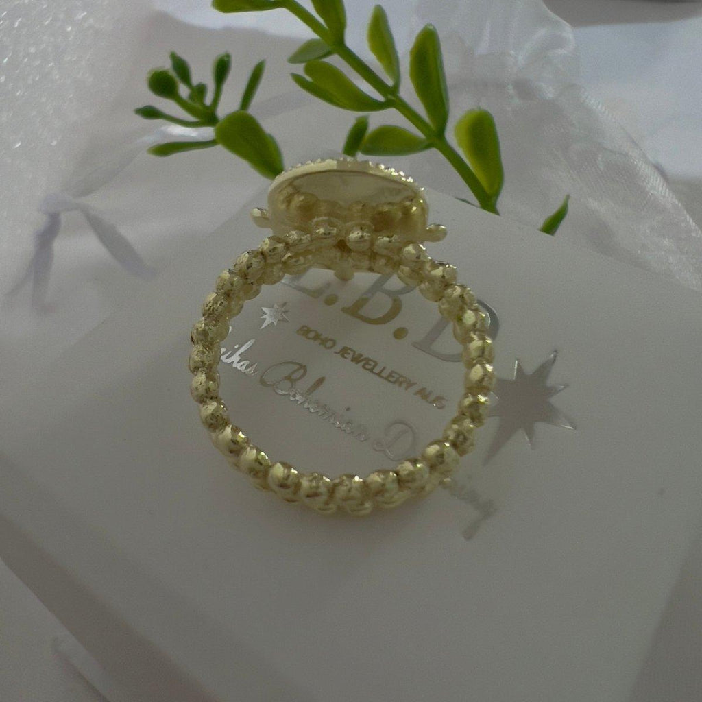 Laihas Premium Tree Of Life Gold Boho Ring