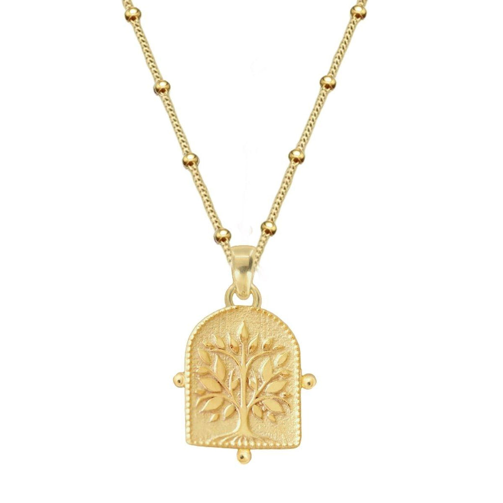 Laihas Premium Tree Of Life Gold Necklace
