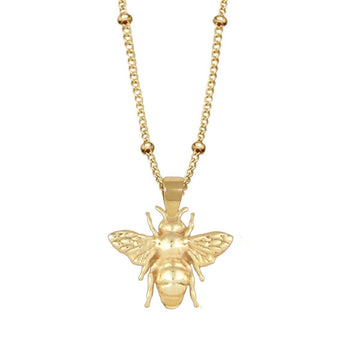 Laihas Prestige Beautiful Gold Bee Necklace