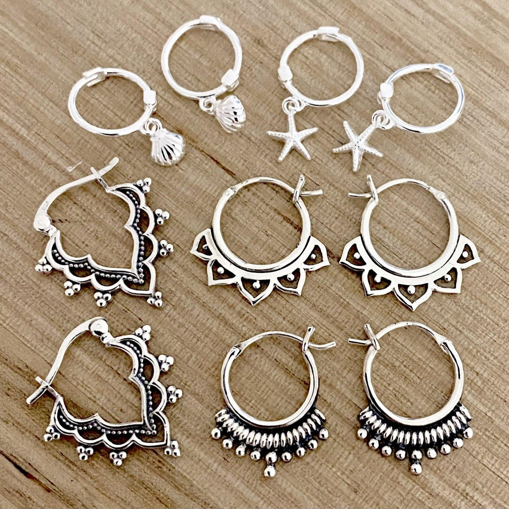 Laihas Prestige Boho Babe Mini Hoop Earrings -LBD Australia