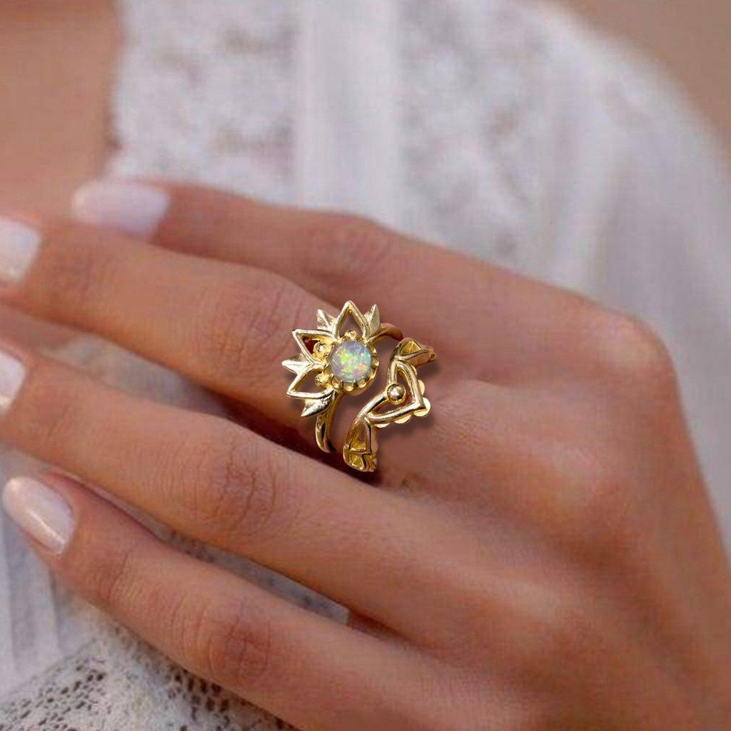 Laihas Prestige Boho Stacker Ring- Gold