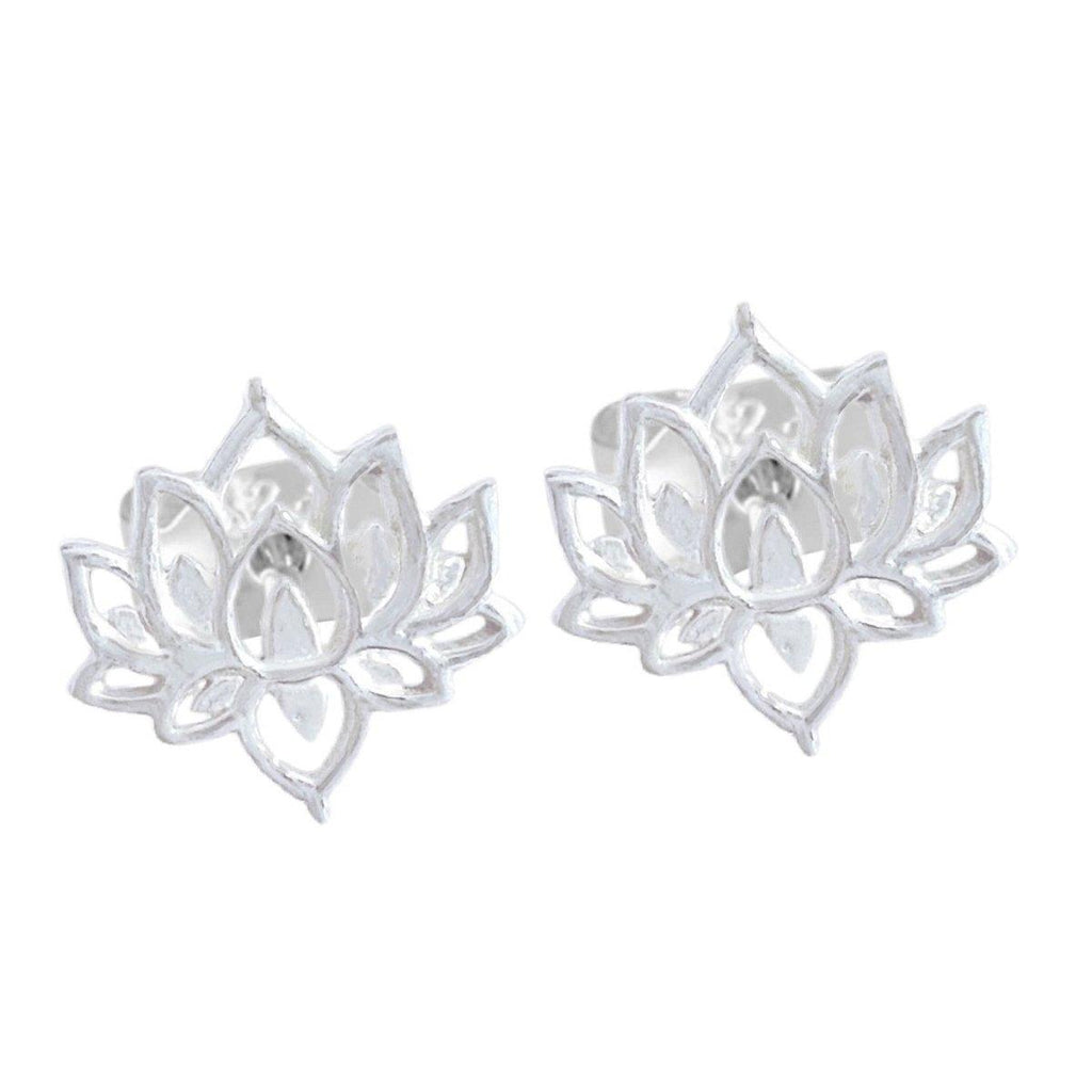 LAIHAS Prestige Lotus Flower Studs -Sterling Silver