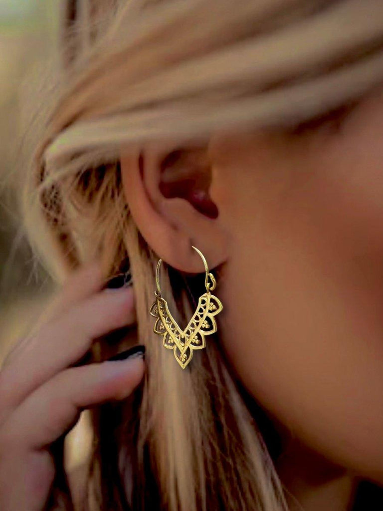 Laihas Prestige Maisie Gold Boho Hoop Earrings