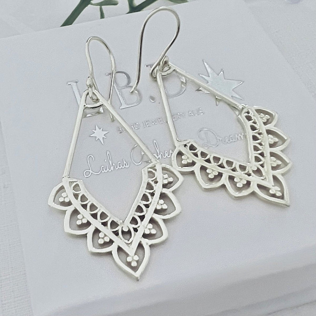 Laihas Prestige Maisie Sterling Silver Boho Earrings