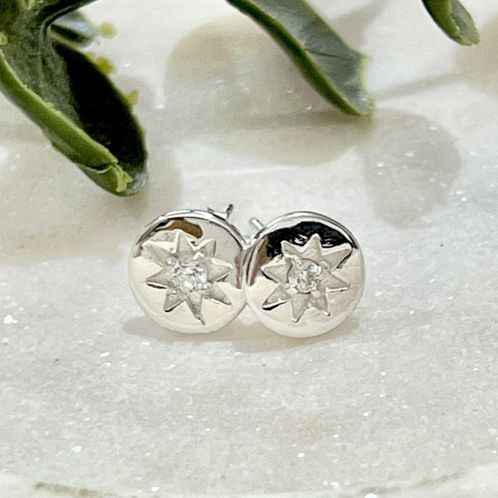 Laihas Prestige ‘Shoot For The Stars’ Sterling Silver Stud Earrings-Topaz