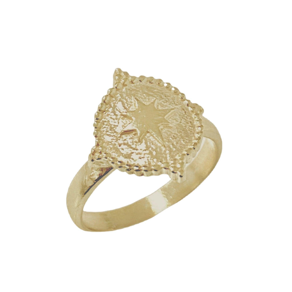 Laihas Prestige Southern Star Gold Signet Ring