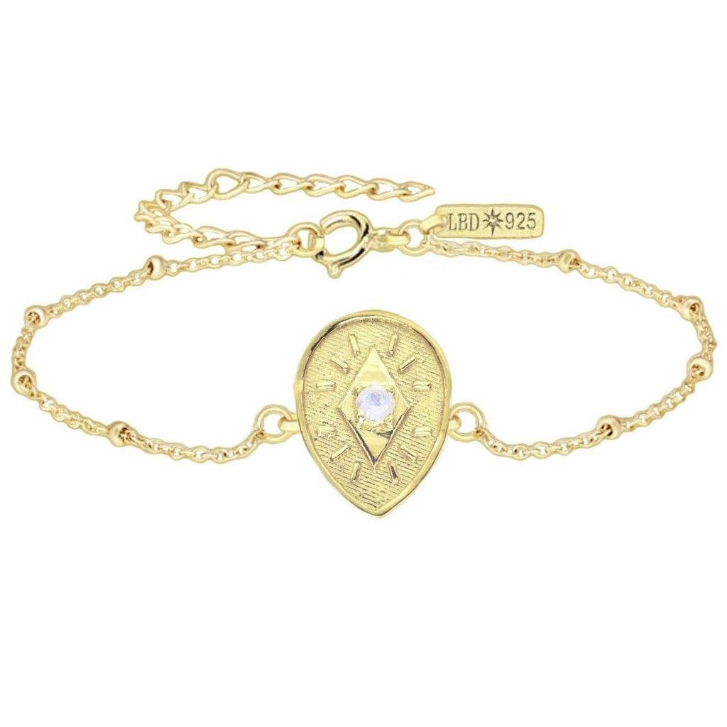 Laihas Prestige Sparkle Gold Moonstone Bracelet