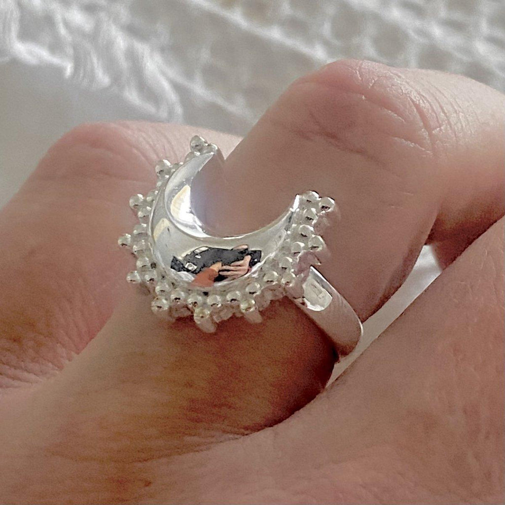 Laihas Prestige ‘Tammie’ Goddess Crescent Moon Boho Ring