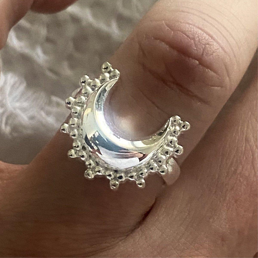 Laihas Prestige ‘Tammie’ Goddess Crescent Moon Boho Ring