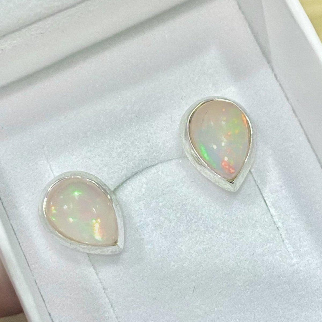 Laihas Raindrop Classic Chic Opal Stud Earrings -LBD Australia