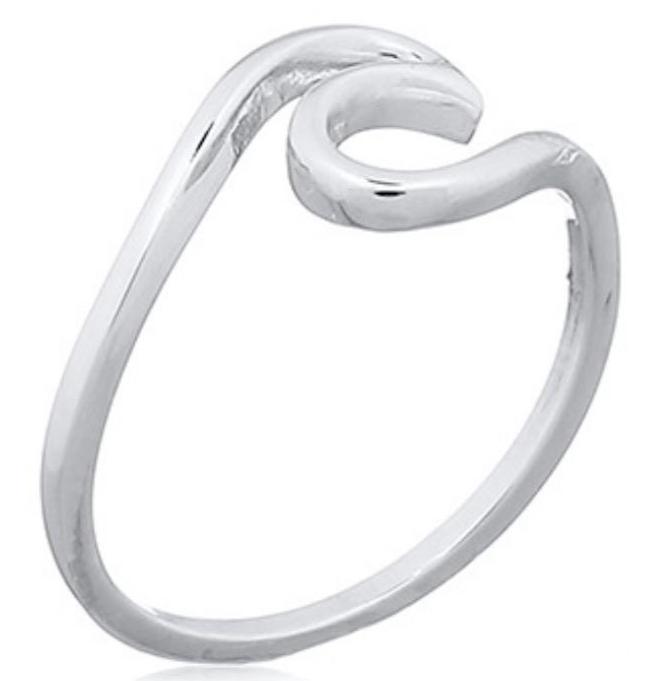 Laihas Sea Wave Sterling Silver Ring Ass sizes -LBD Australia