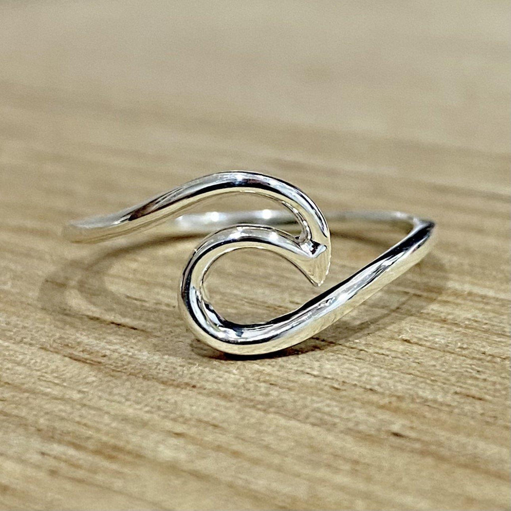 Laihas Sea Wave Sterling Silver Ring Ass sizes -LBD Australia