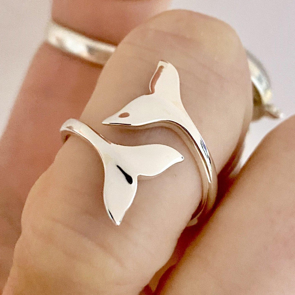Laihas Sea Whale Tail Sterling Silver Ring -LBD Australia