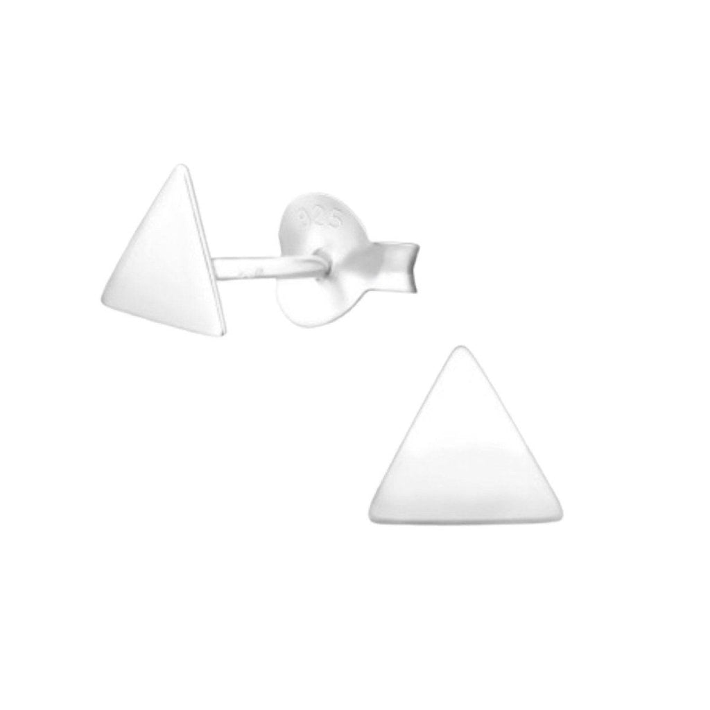 Laihas Simple Studs -Silver Triangle