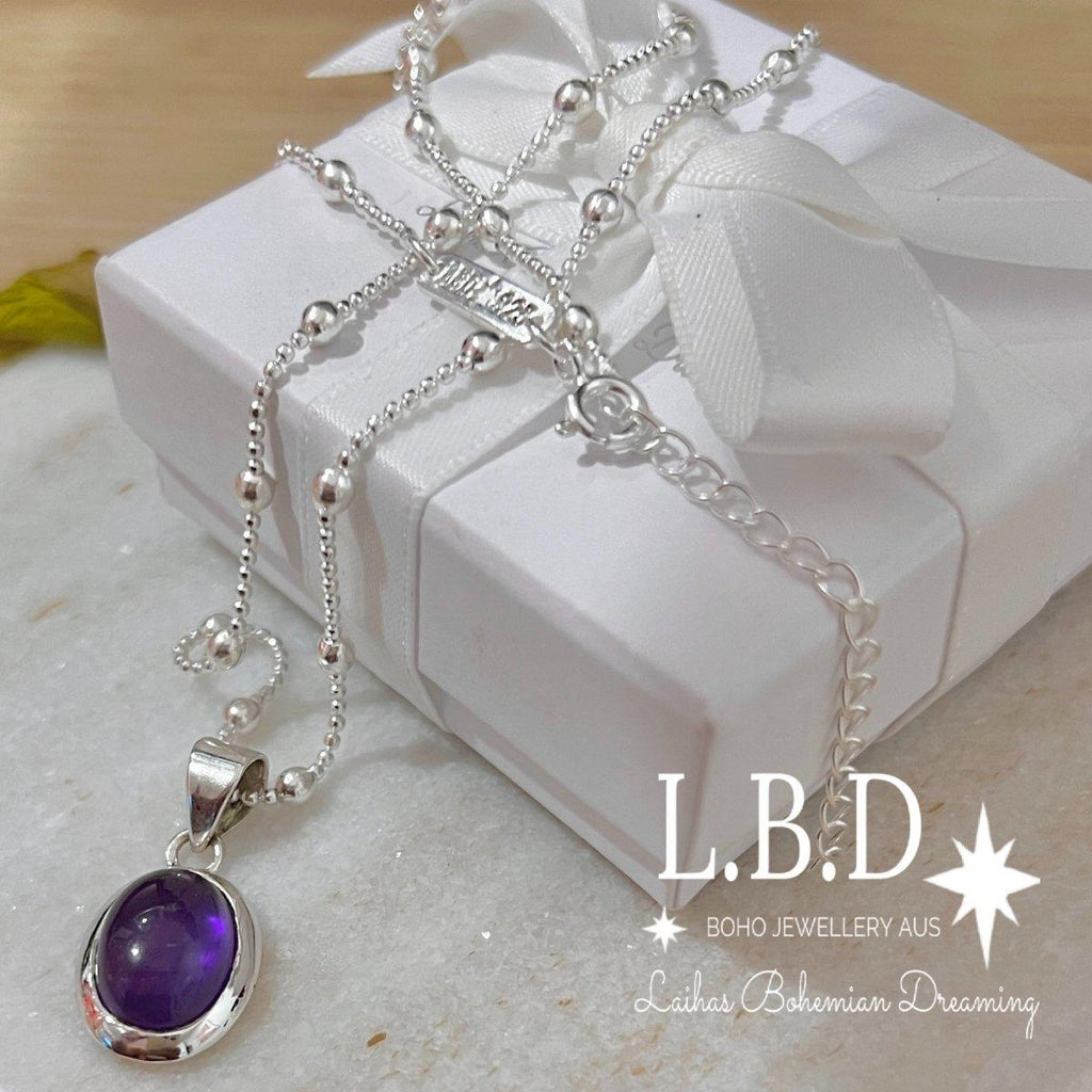 Laihas Small Classic Chic Amethyst Necklace