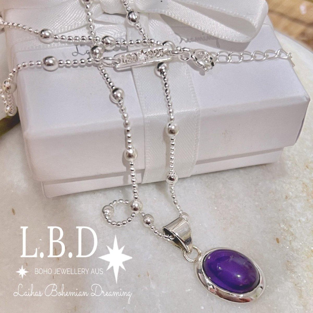 Laihas Small Classic Chic Amethyst Necklace