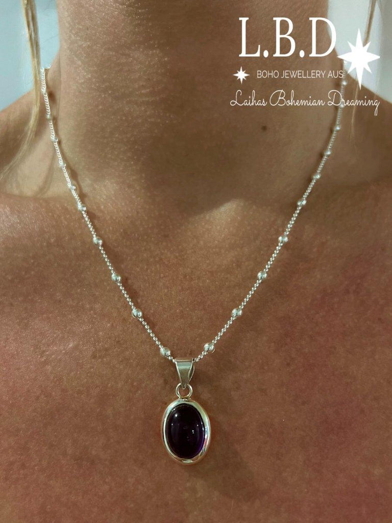 Laihas Small Classic Chic Amethyst Necklace