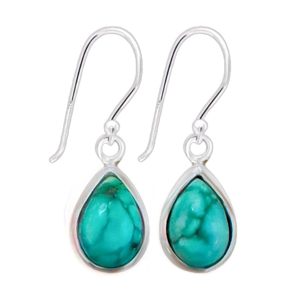 Laihas Small Classic Chic Raindrop Turquoise Earrings