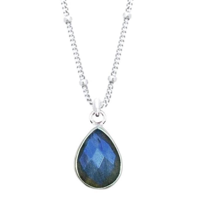 Laihas Tearing Droplet Labradorite Necklace