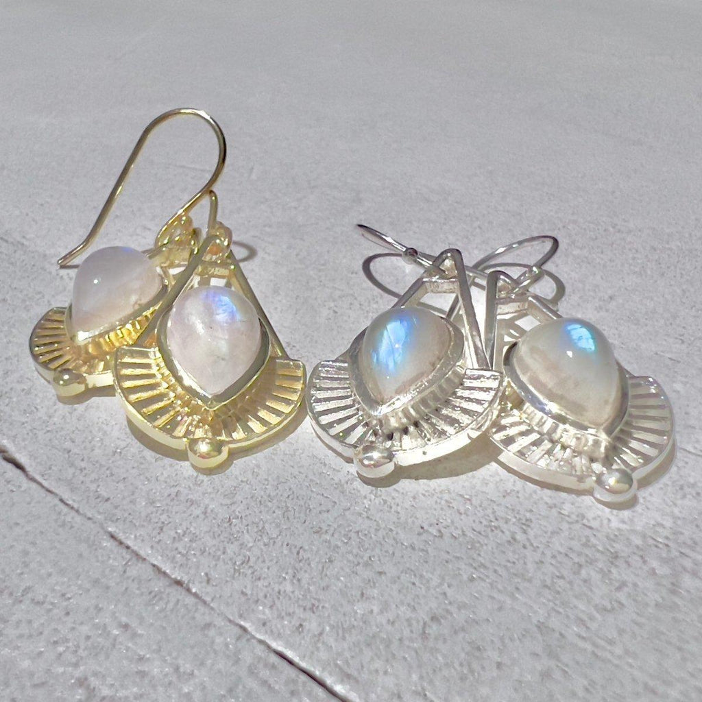 Laihas Tears Of Joy Moonstone Earrings