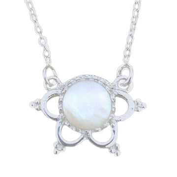 Laihas Uplifting Flower Mother Of Pearl Necklace