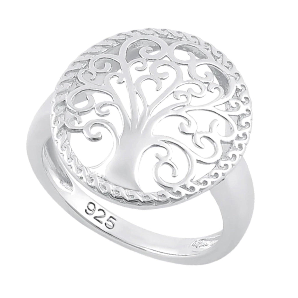 Laihas Whimsical Tree Of Life Statement Sterling Silver Boho Ring Ass sizes -LBD Australia