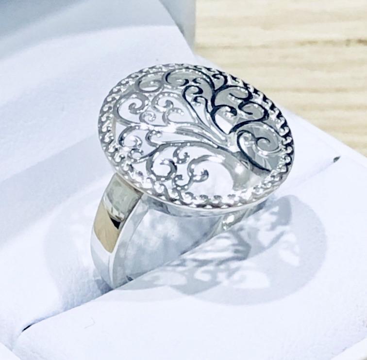 Laihas Whimsical Tree Of Life Statement Sterling Silver Boho Ring Ass sizes -LBD Australia