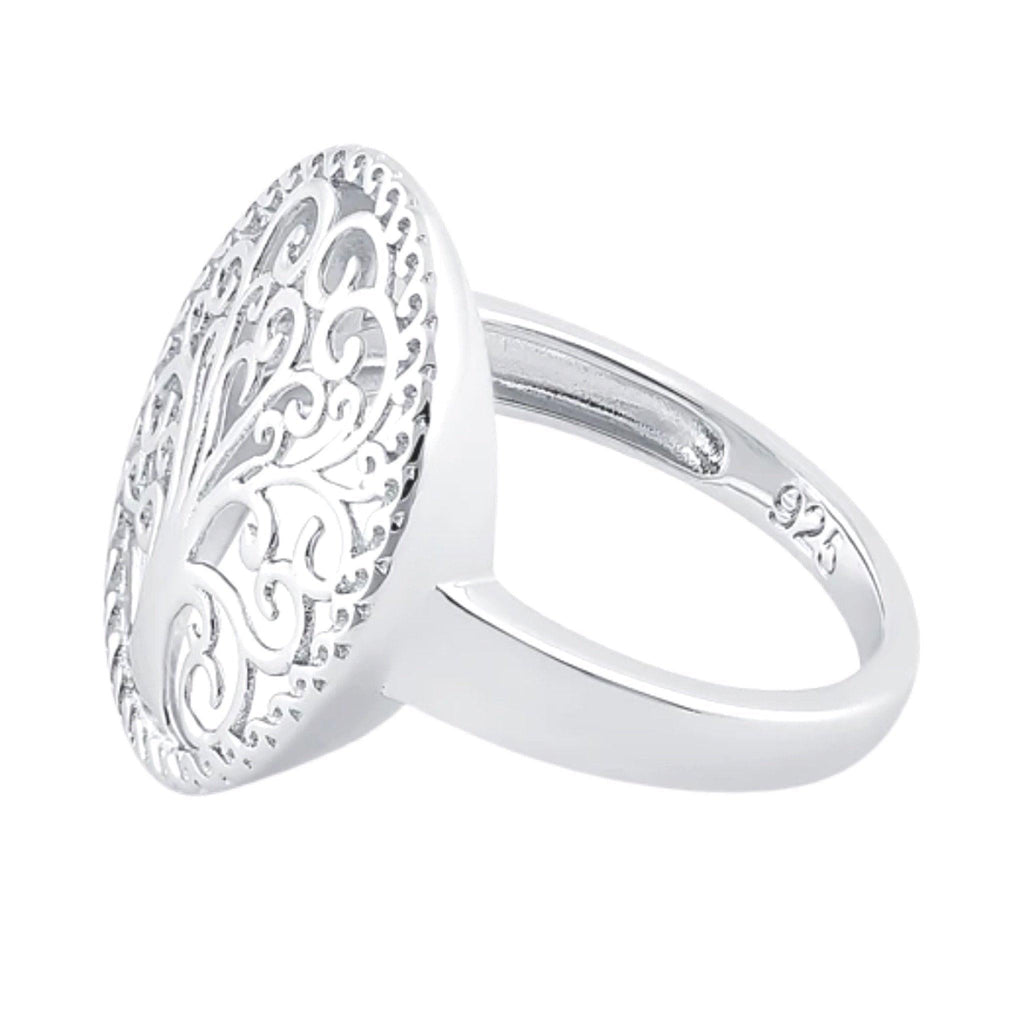 Laihas Whimsical Tree Of Life Statement Sterling Silver Boho Ring Ass sizes -LBD Australia