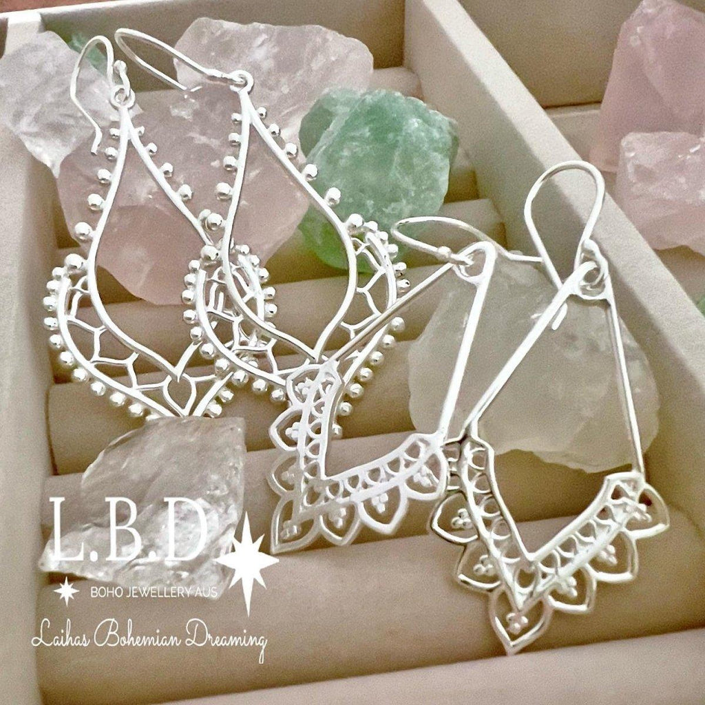 Laihas XLARGE Prestige Bohemia Sterling Silver Earrings