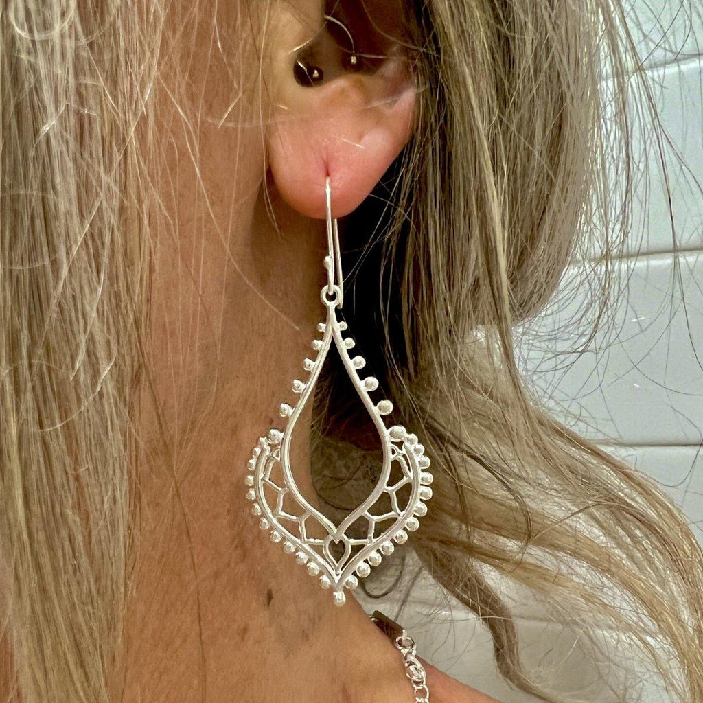 Laihas XLARGE Prestige Bohemia Sterling Silver Earrings
