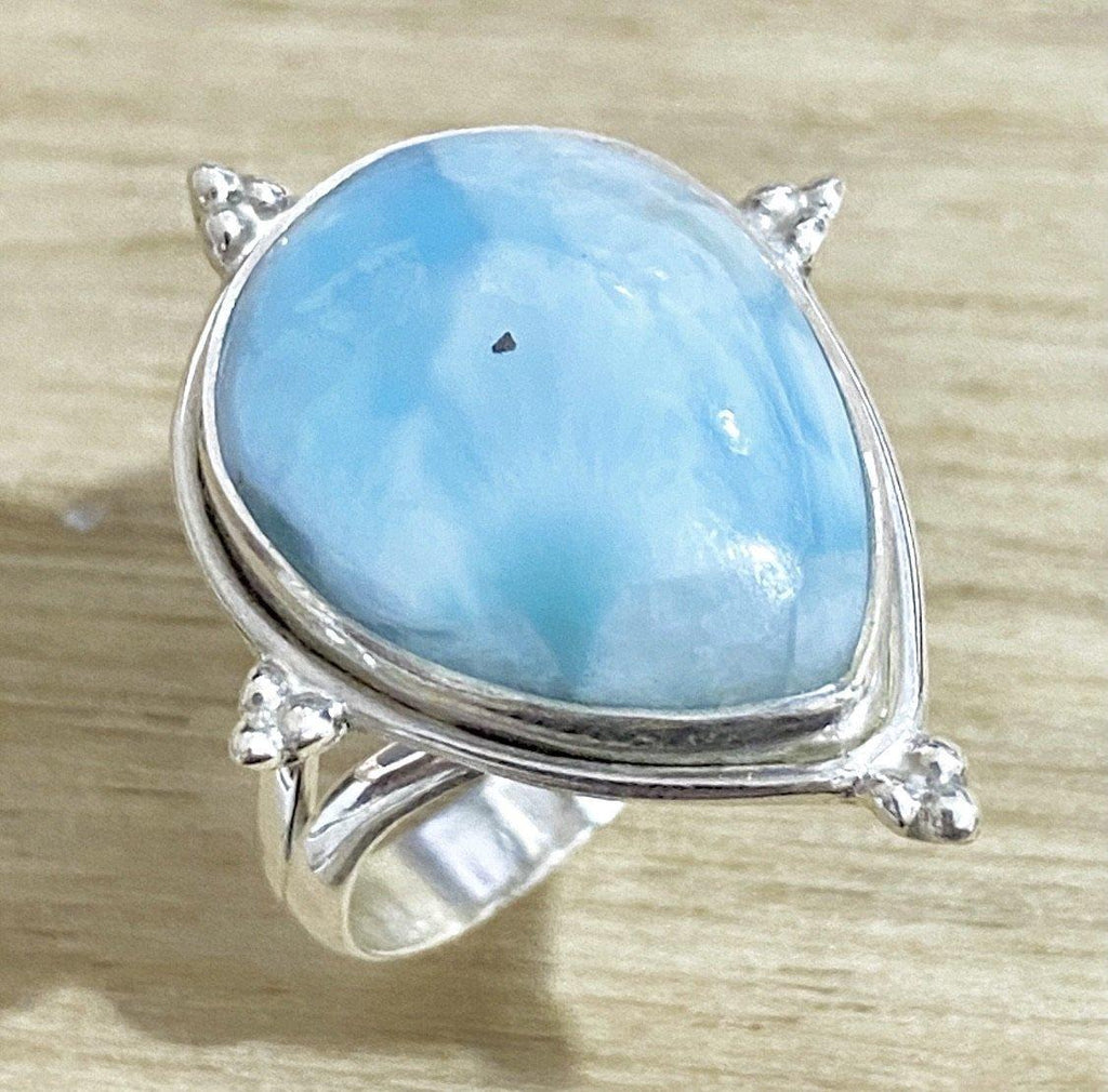 Laihas Zahli Raindrop Larimar Ring -LBD Australia