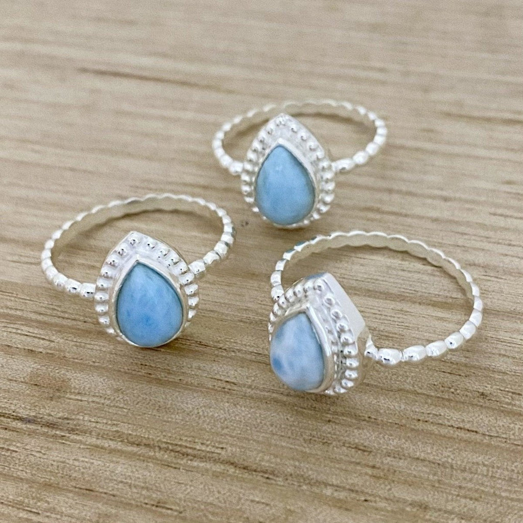 Larimar Ring- Laihas ‘Breezy’ Rain